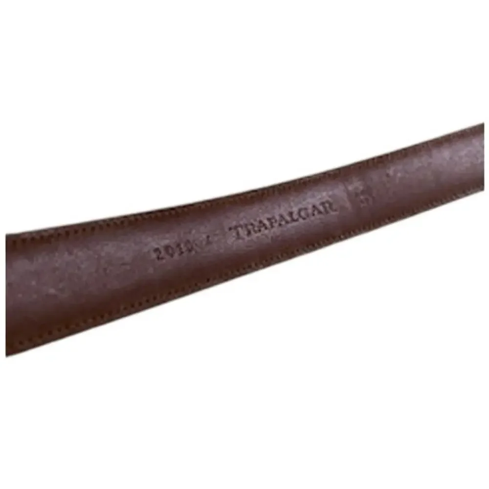 Trafalgar Mock Alligator Embossed Italian Leather Belt 32/80